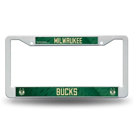 Milwaukee Bucks License Plate Frame Plastic